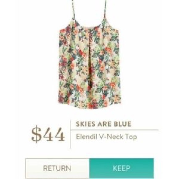 Skies are Blue - Elendil V-Neck Tank. Size Medium - Picture 3 of 16